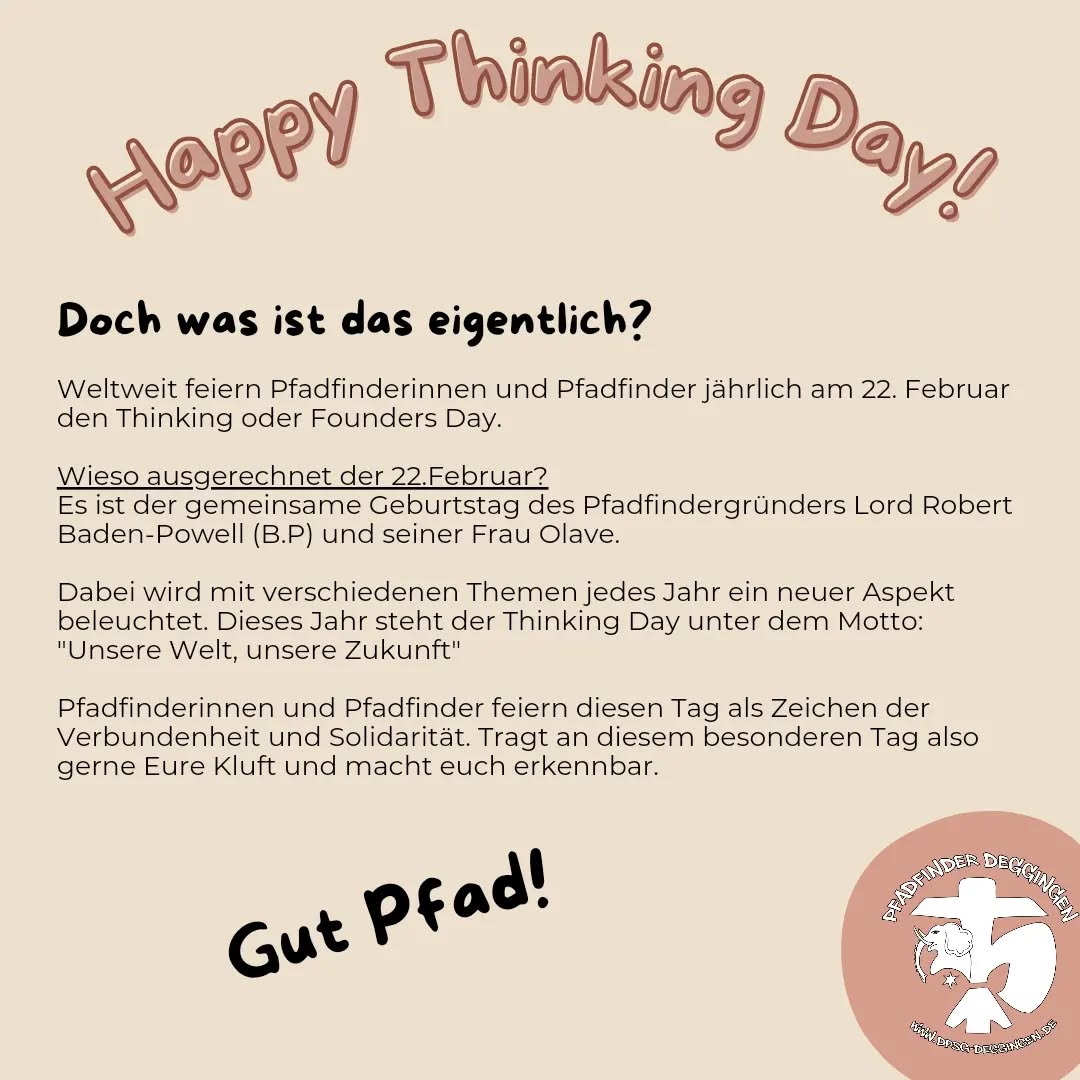 Happy Thinking Day! happythi...
